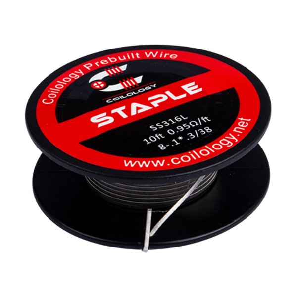 Coilology Staple SS316 Spule (10ft) Coilology Staple SS316 Spule (10ft)