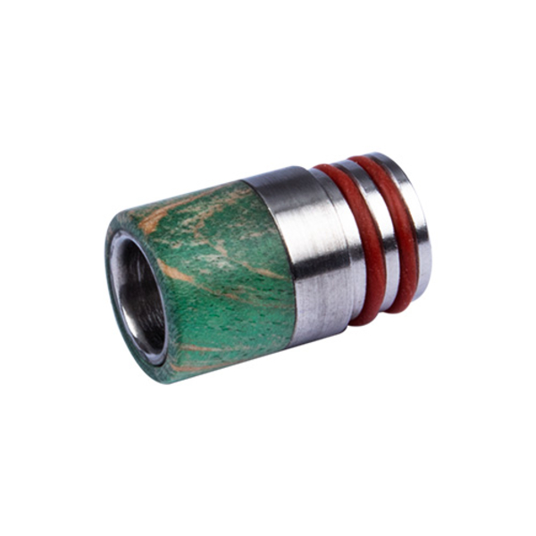 Drip Tip versteinertes Holz mehrfarbig gerade Typ C