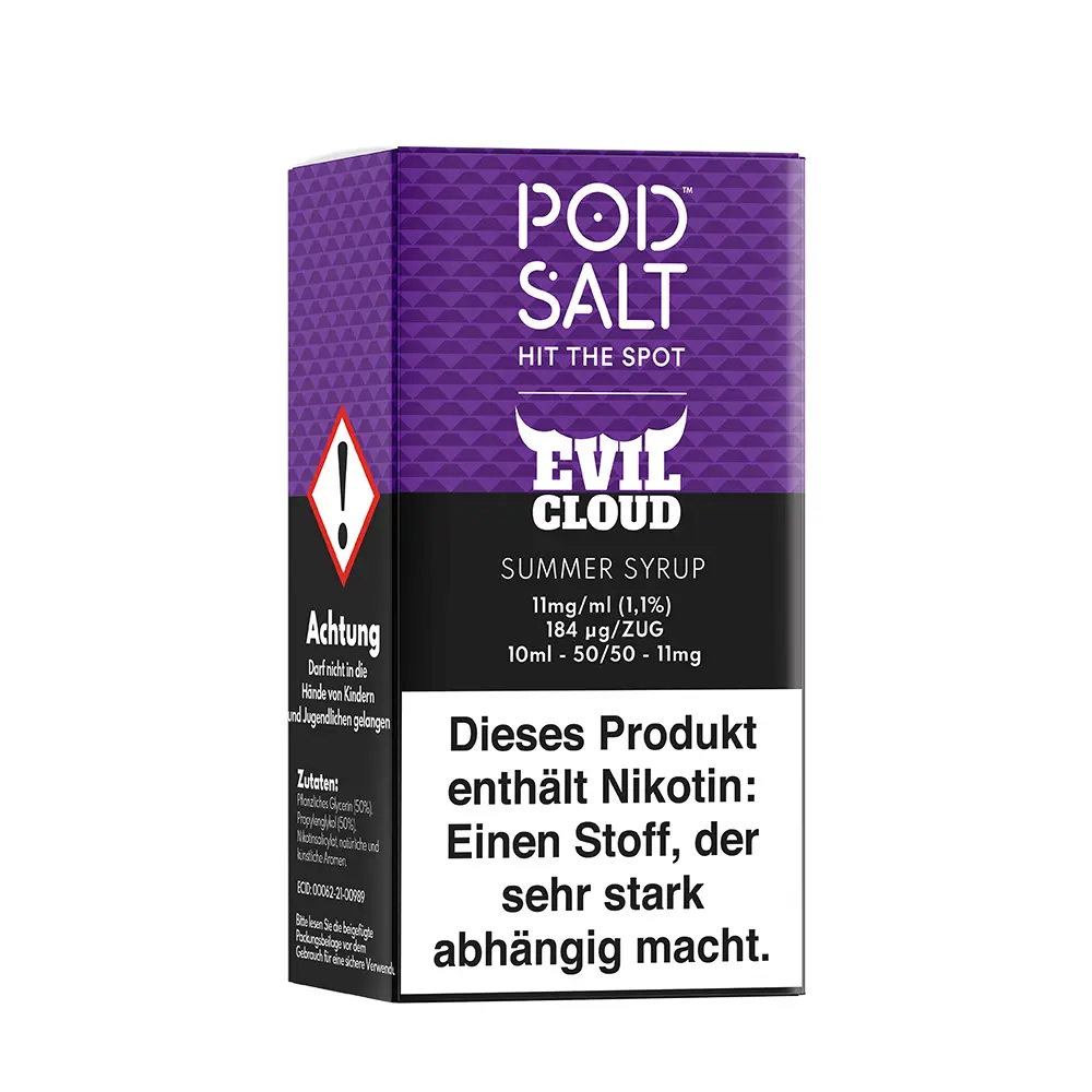 Pod Salt Fusion - Summer Syrup - 10ml Liquid 11mg Nikotinsalz 