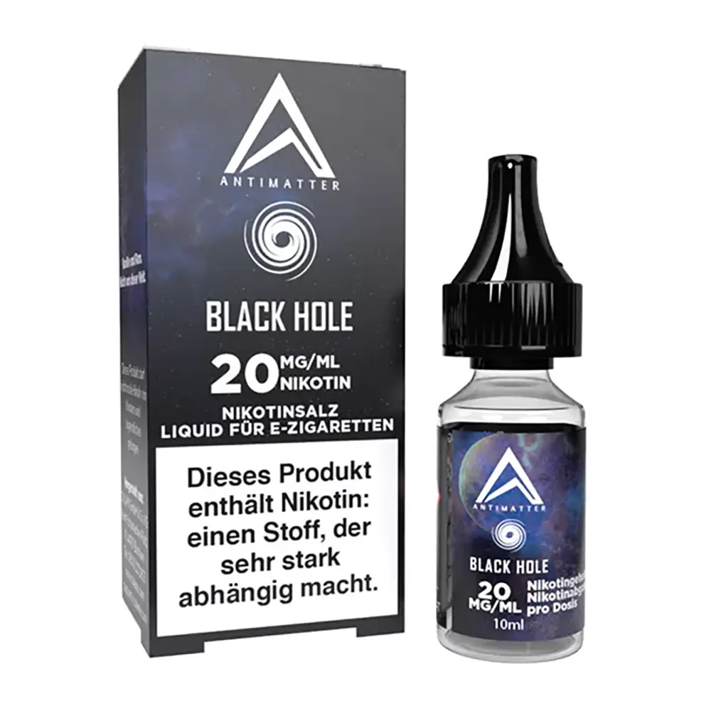 Antimatter Nikotinsalz - Black Hole - Liquid 20mg Antimatter Nikotinsalz - Black Hole - Liquid 20mg