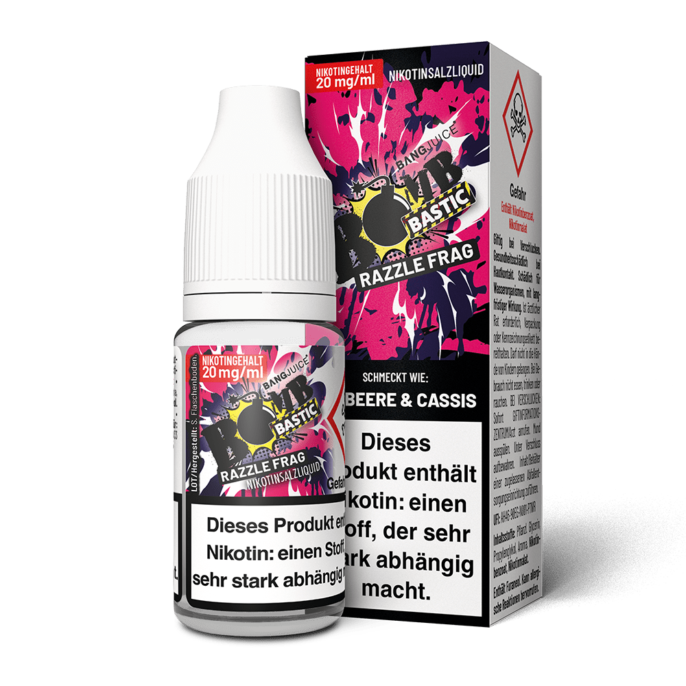 Bang Juice Bomb Bastic Nikotinsalz - Razzle Frag - 20mg 10ml 