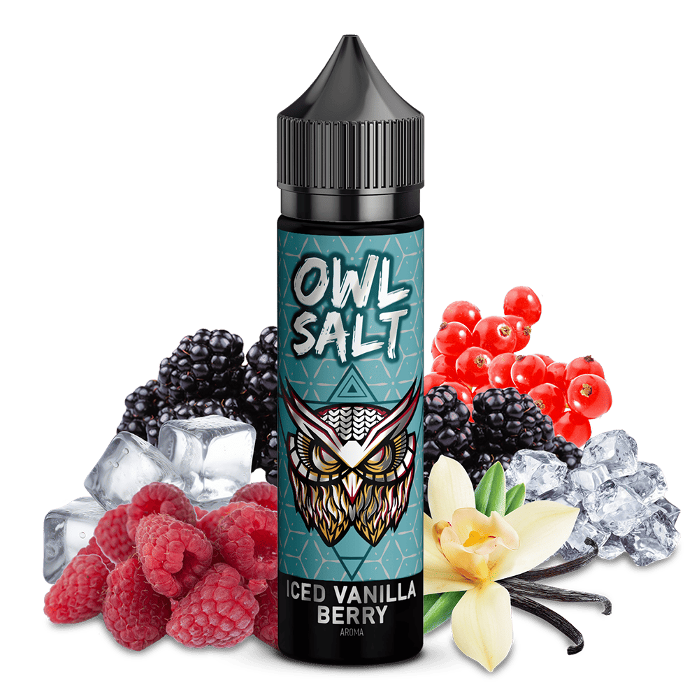 OWL Salt Aroma Longfill - Iced Vanilla Berry - 10ml in 60ml Flasche C OWL Salt Aroma Longfill - Iced Vanilla Berry - 10ml in 60ml Flasche C