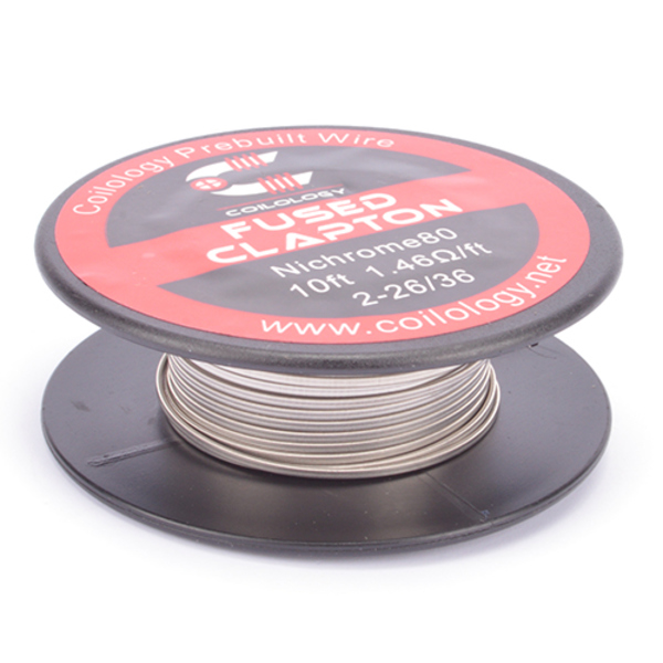 Coilology Fused Clapton Nichrome Spule (10ft) 2-26/36 Coilology Fused Clapton Nichrome Spule (10ft) 2-26/36