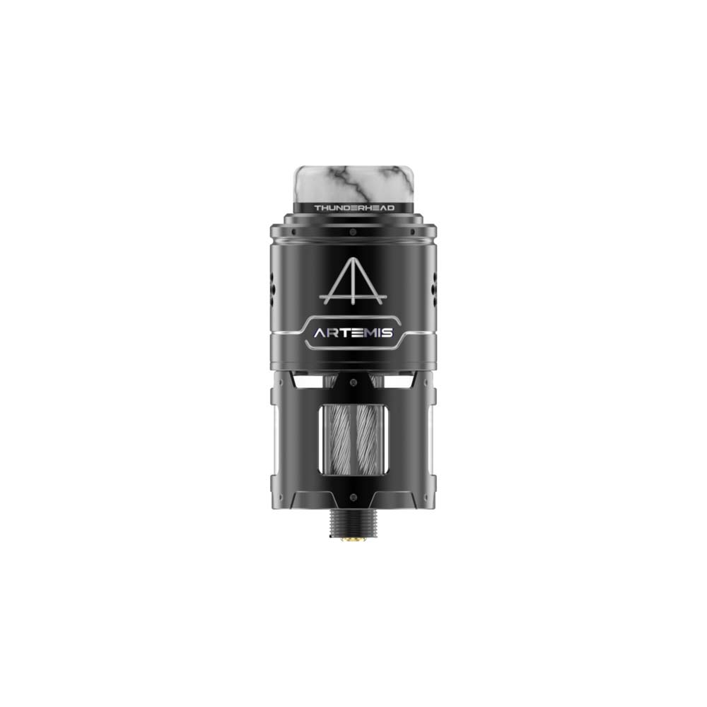 Thunderhead  Creations Artemis RDTA Schwarz-Silber Thunderhead  Creations Artemis RDTA Schwarz-Silber