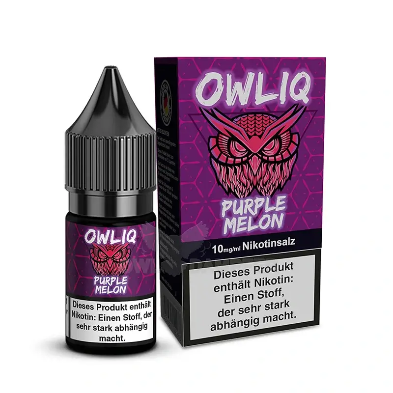 OWLIQ - Purple Melon 10ml Nikotinsalz Liquid