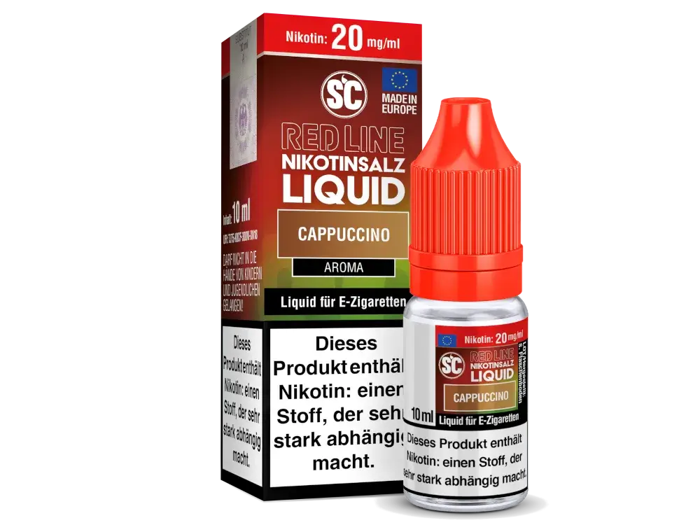 SC Red Line - Cappuccino 10ml Nikotinsalz Liquid