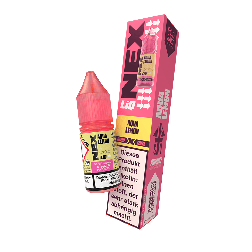 Nex Liq Nikotinsalz - Aqua Lemon - 10mg Liquid 10ml  C