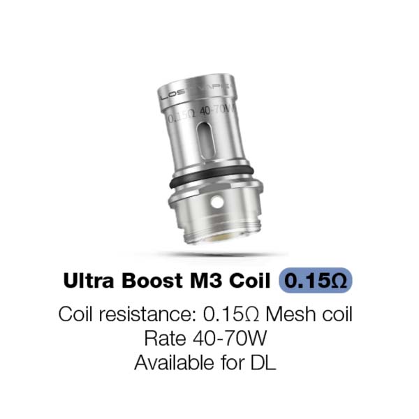 Lost Vape UB M3 Coil 0,15 Ohm (URSA Kit Grus Kit) Lost Vape UB M3 Coil 0,15 Ohm (URSA Kit Grus Kit)