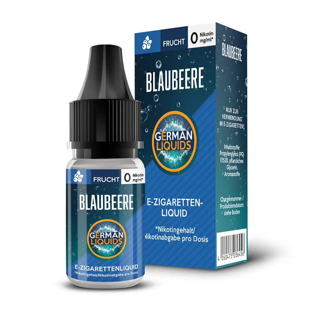 German Liquids Liquid - Blaubeere - 0mg German Liquids Liquid - Blaubeere - 0mg