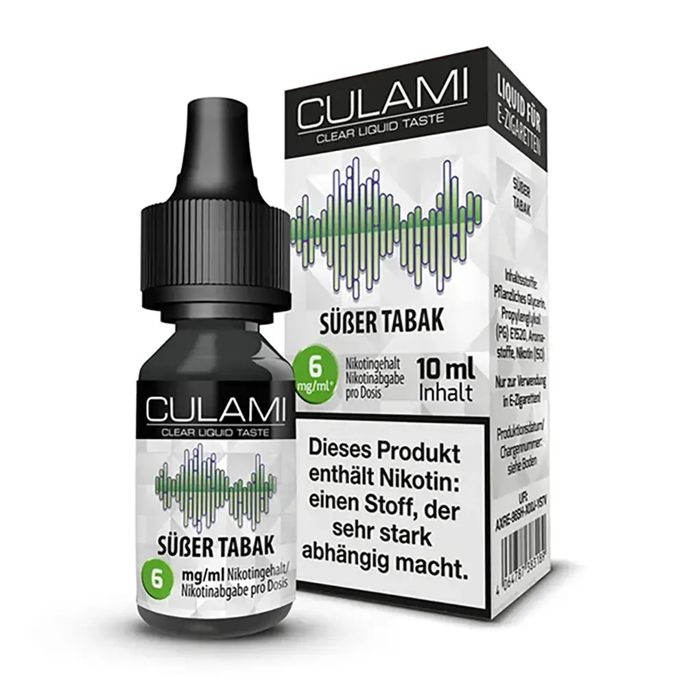 Culami Liquid - Süßer Tabak - 6mg Culami Liquid - Süßer Tabak - 6mg