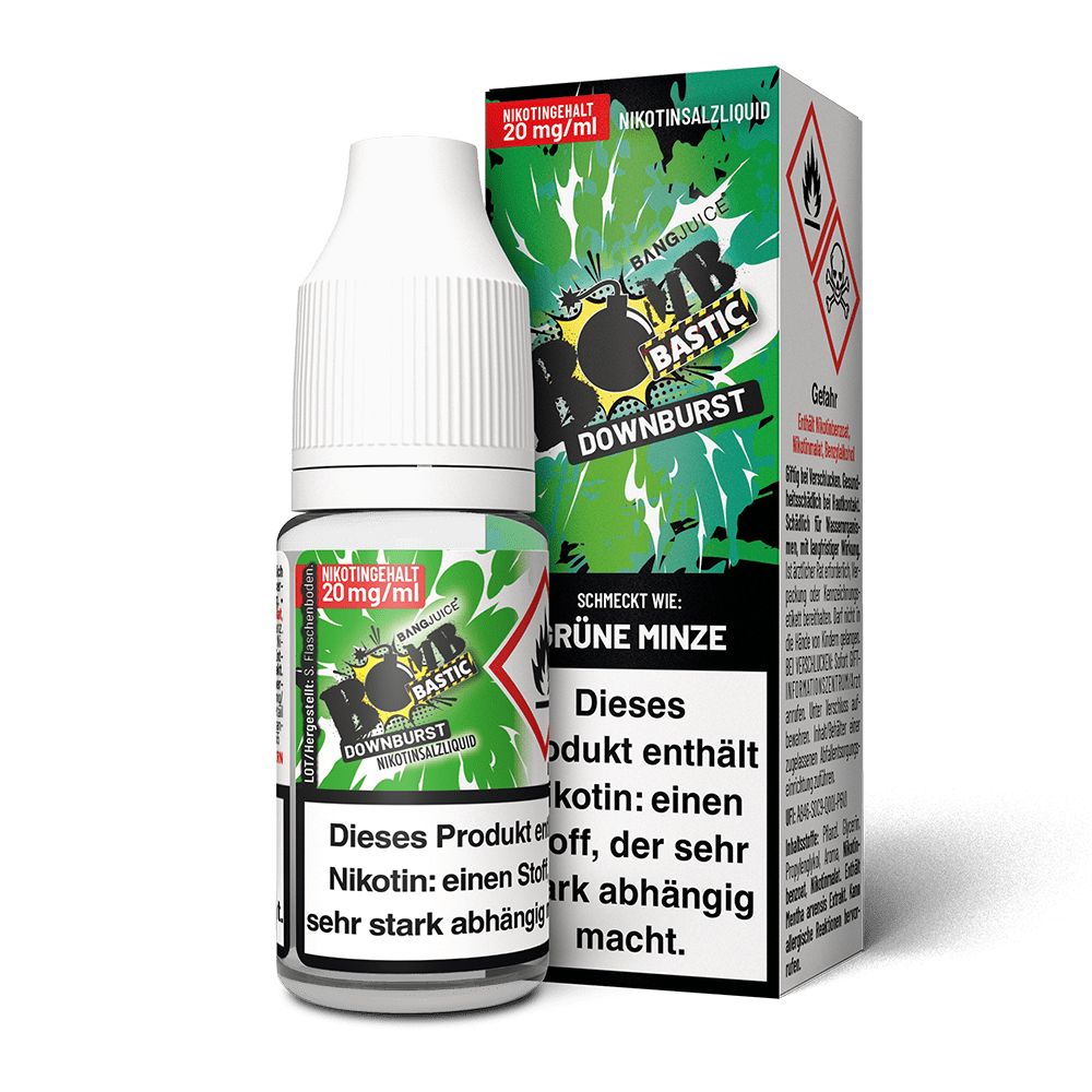 Bang Juice Bomb Bastic Nikotinsalz - Downburst - 20mg 10ml  Bang Juice Bomb Bastic Nikotinsalz - Downburst - 20mg 10ml