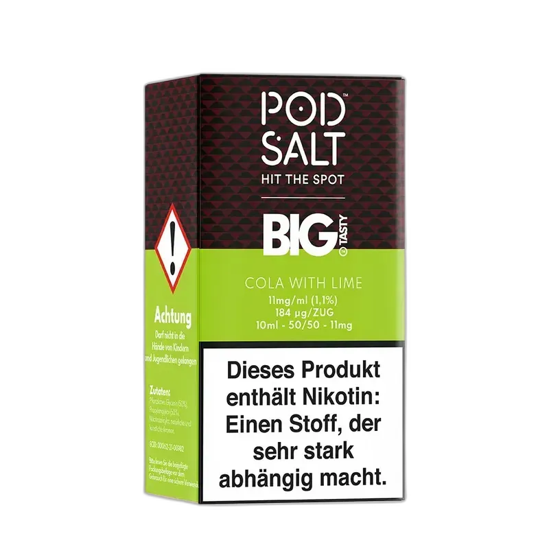 Pod Salt Fusion - Cola with Lime 10ml Nikotinsalz Liquid