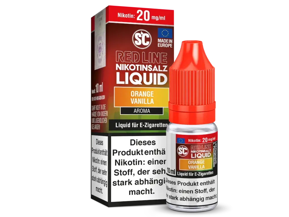 SC Red Line - Orange Vanilla 10ml Nikotinsalz Liquid
