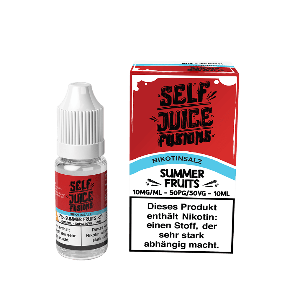 Self Juice Nikotinsalz - Summer Fruits - 10ml Liquid 10mg Self Juice Nikotinsalz - Summer Fruits - 10ml Liquid 10mg