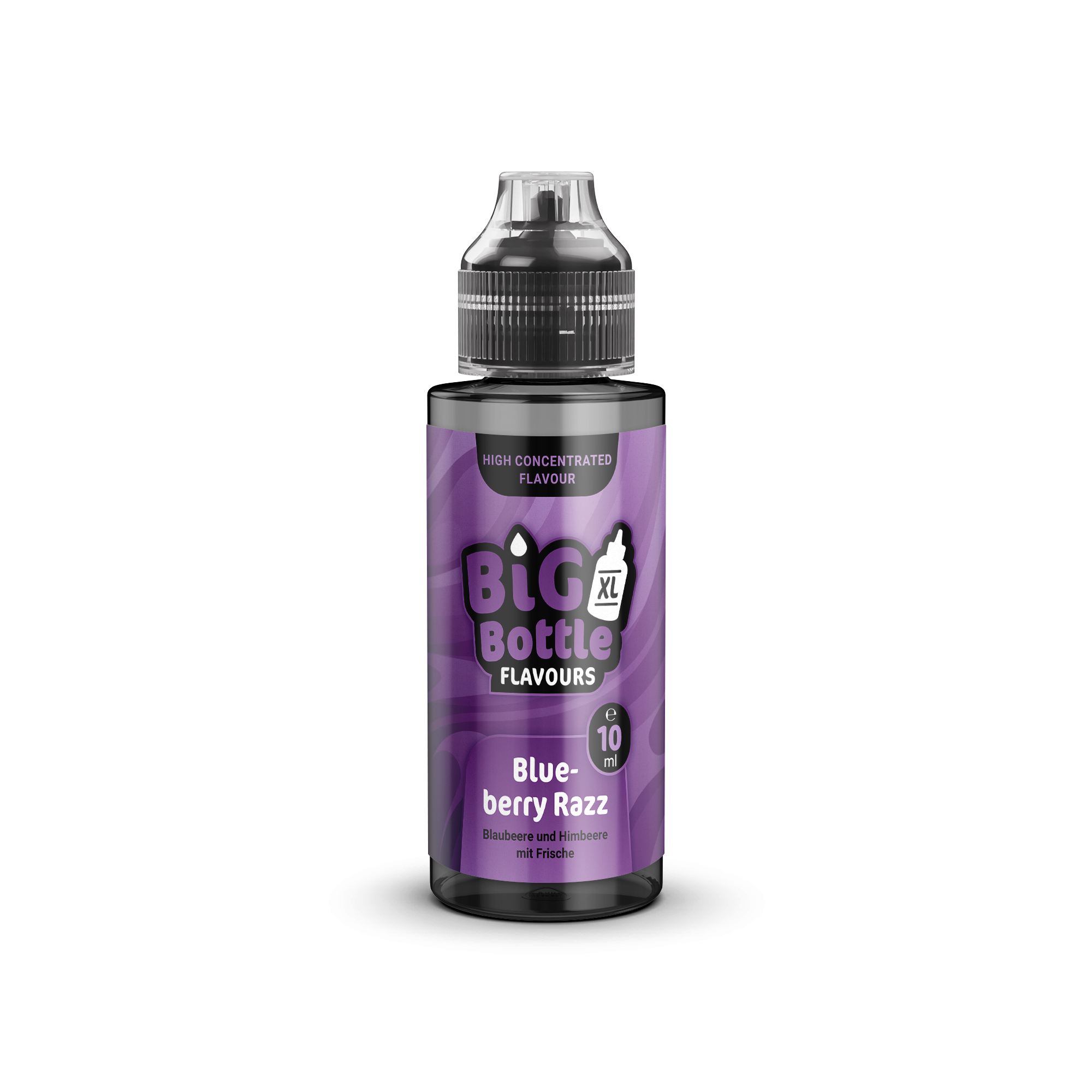 Big Bottle Flavours Aroma - Blueberry Razz - 10ml in 120ml Flasche 