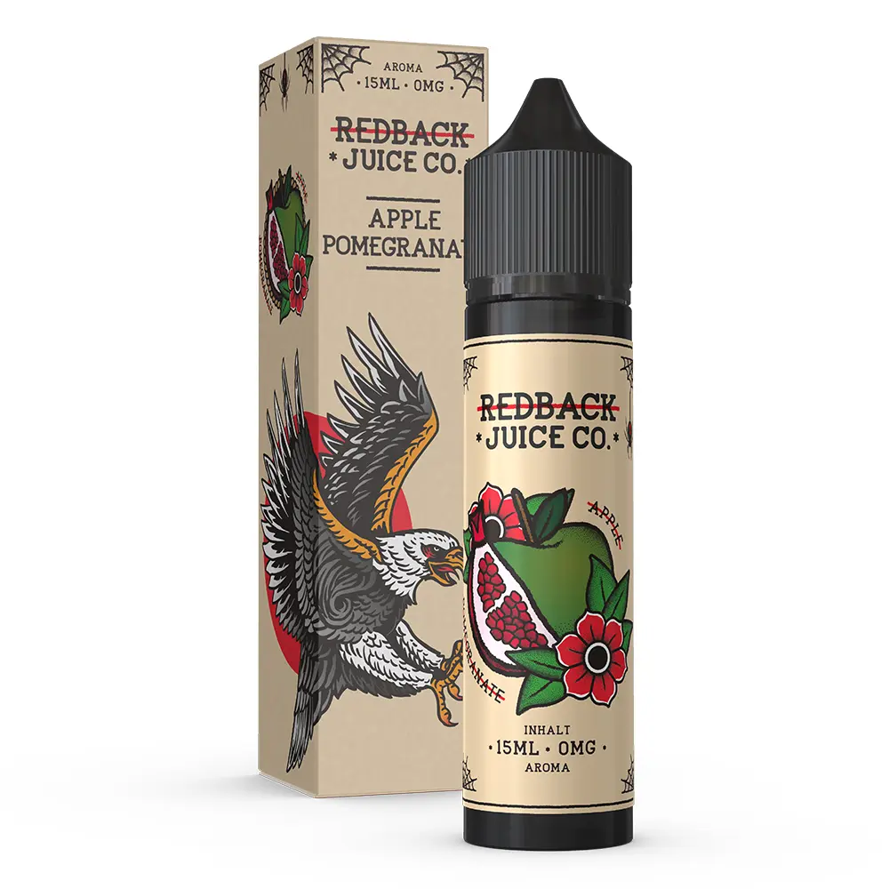 Redback Juice Co Apple Pomegranate 15ml Aroma in 60ml Flasche Redback Juice Co Apple Pomegranate 15ml Aroma in 60ml Flasche