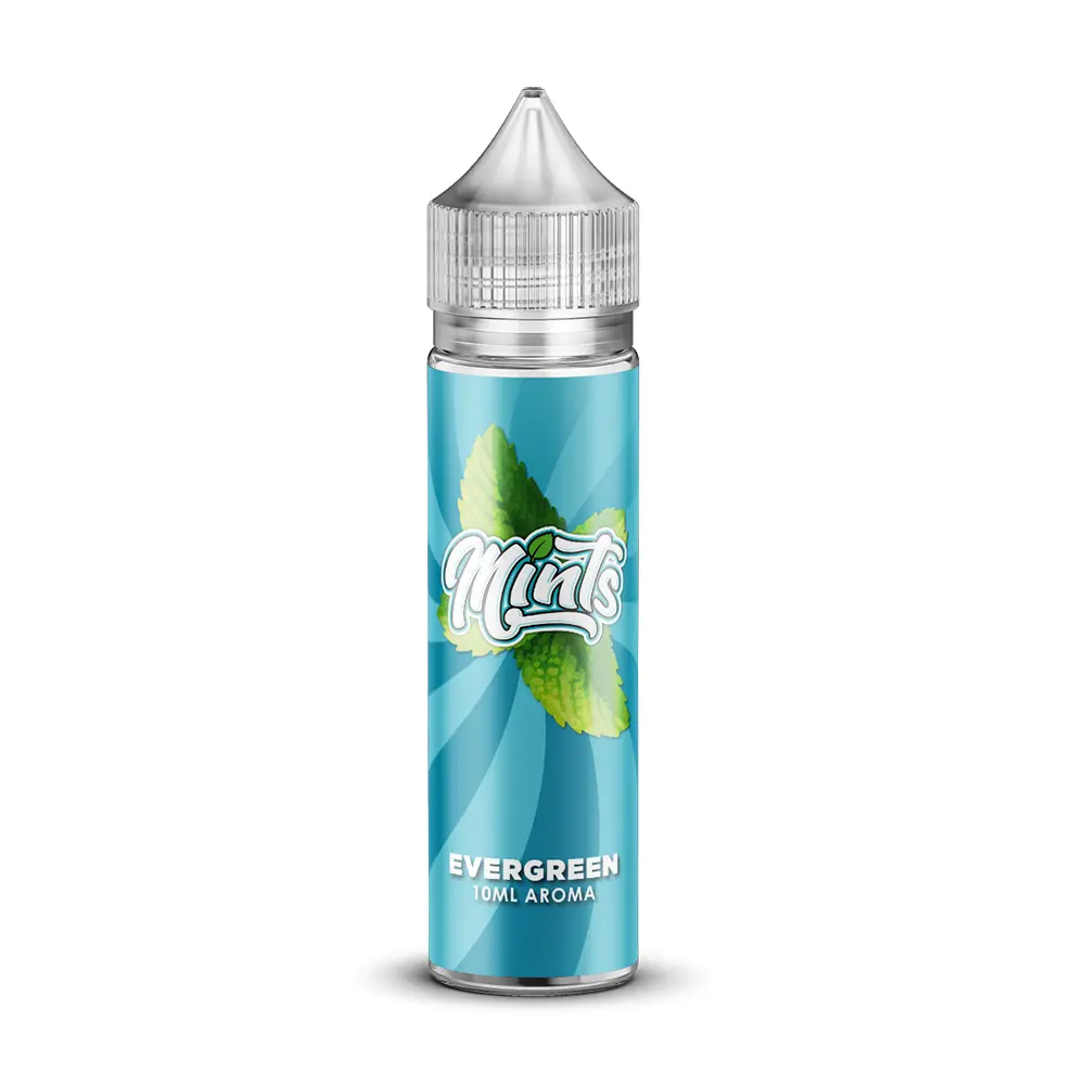 Mints Aroma Longfill - Evergreen - 10ml in 60ml Flasche 