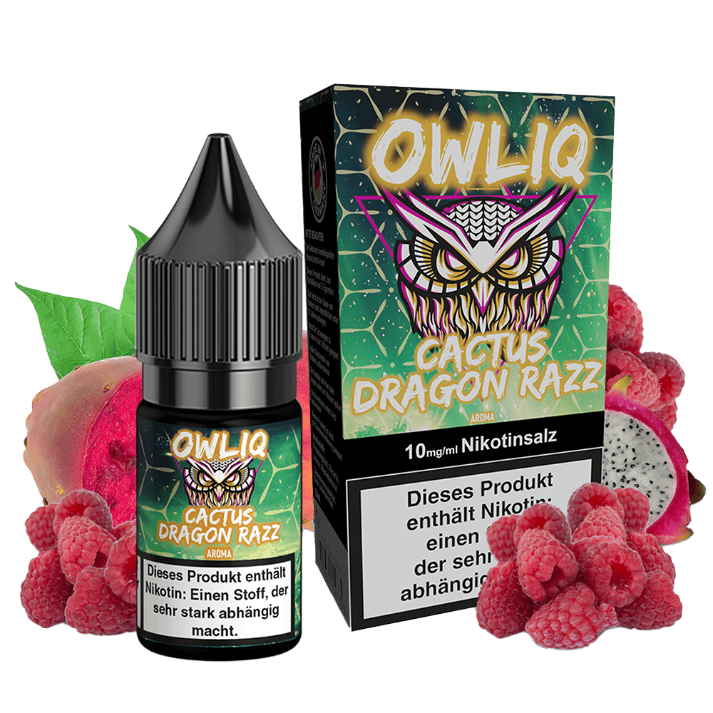 OWLIQ Nikotinsalz - Cactus Dragon Razz - 10ml Liquid 10mg  C
