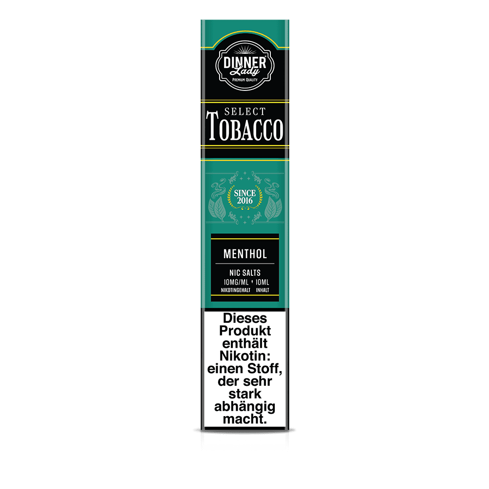 Dinner Lady Nikotinsalz - Menthol - 50/50 10ml Liquid 10mg 