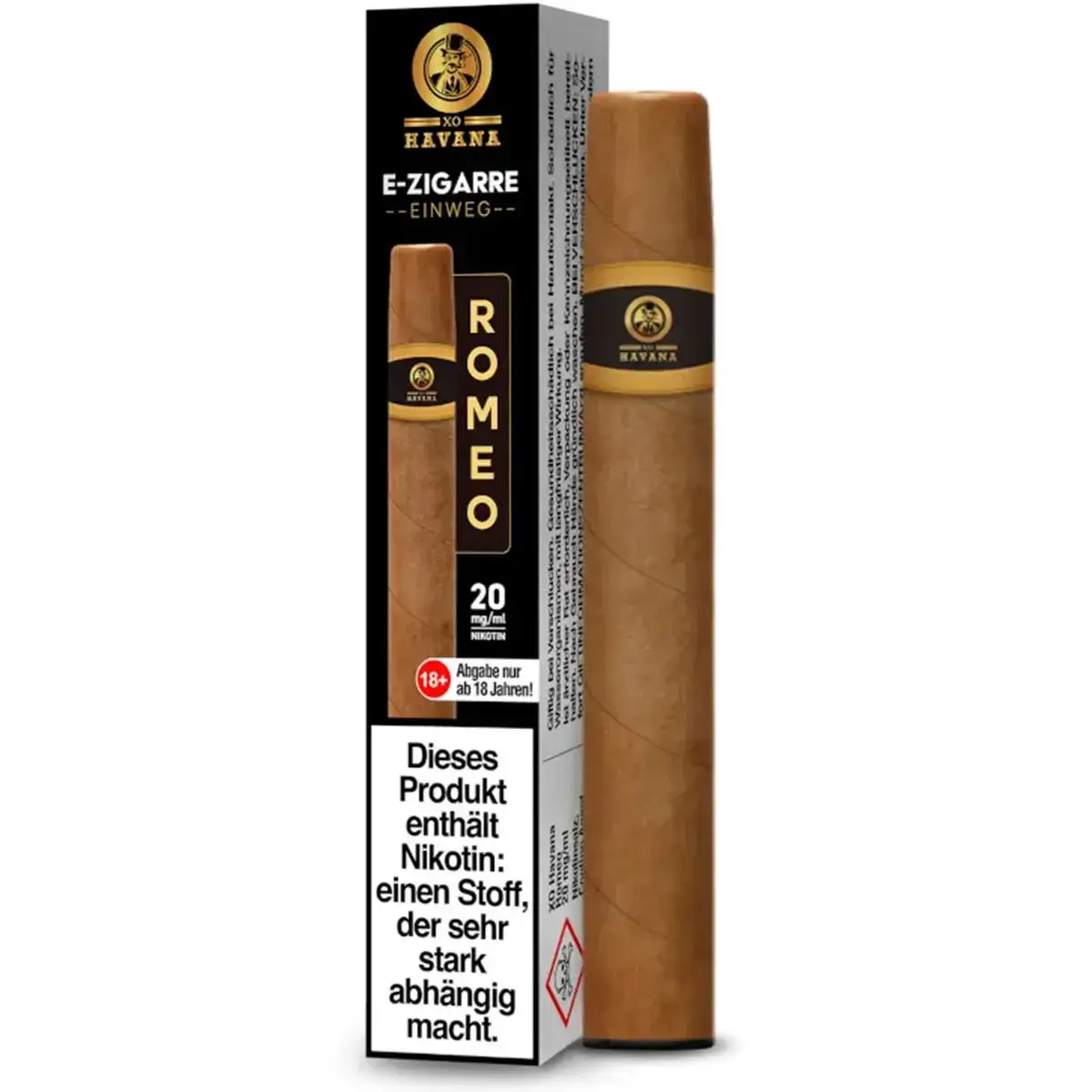 XO Havana Cigar Vape Romeo 20mg