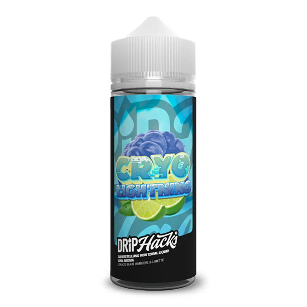 Drip Hacks Cryo Lightning 10ml in 120ml Flasche 