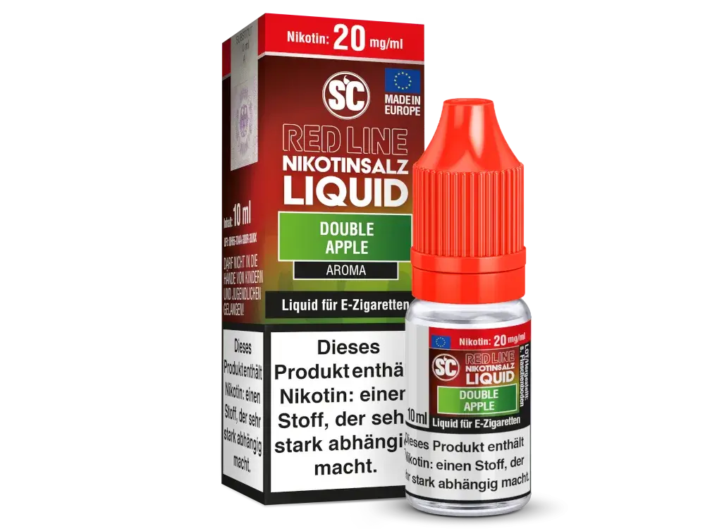 SC Red Line - Double Apple 10ml Nikotinsalz Liquid