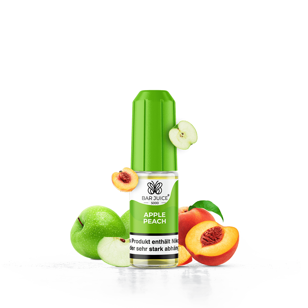 Bar Juice 5000 Nikotinsalz - Apple Peach - Liquid 20mg 10ml  C