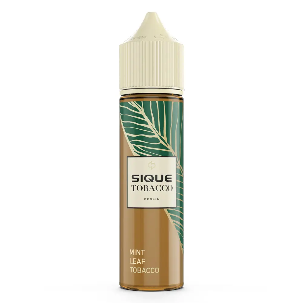 SIQUE Berlin Aroma Longfill - Mint Leaf Tobacco - 7ml in 60ml Flasche 