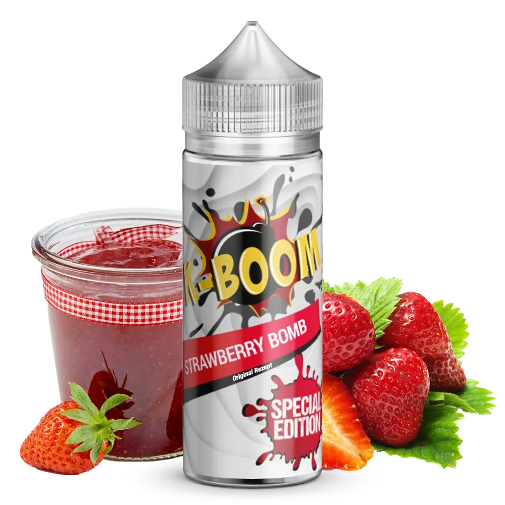 K-Boom Strawberry Bomb Original Rezept 10ml Aroma 
