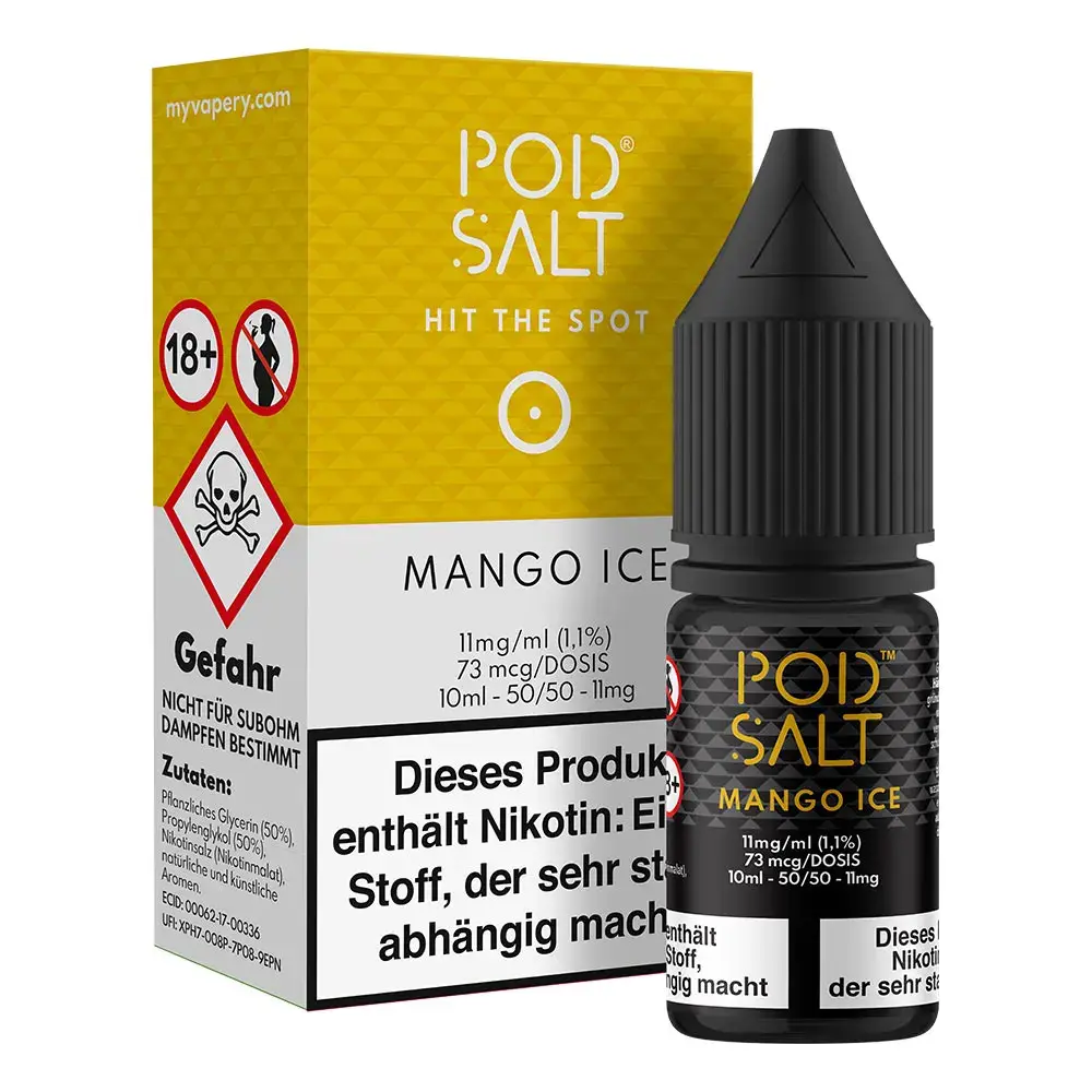 Pod Salt Core Mango Ice 10ml 11mg  Pod Salt Core Mango Ice 10ml 11mg
