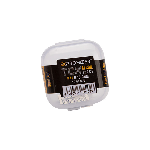 eXvape 0,15 ohm KA1 Drahtgeflecht - 10 Stück (EXpromizer TCX) eXvape 0,15 ohm KA1 Drahtgeflecht - 10 Stück (EXpromizer TCX)