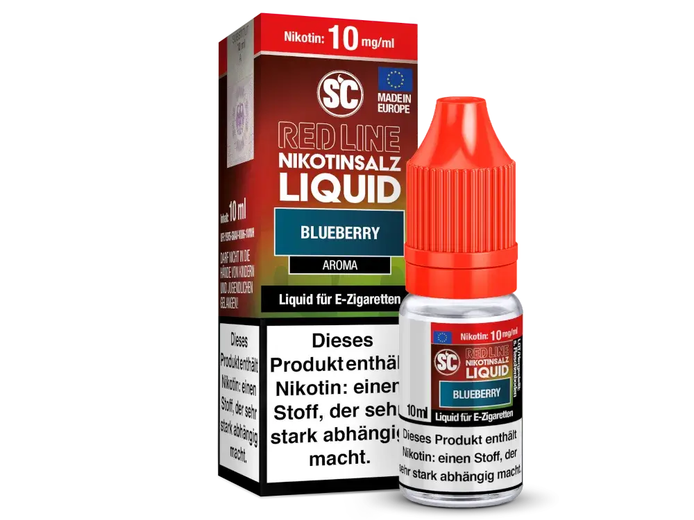 SC Red Line - Blueberry 10ml Nikotinsalz Liquid