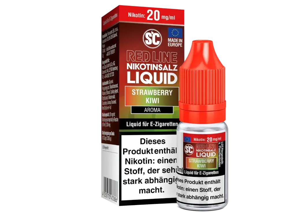 SC Red Line - Strawberry Kiwi 10ml Nikotinsalz Liquid