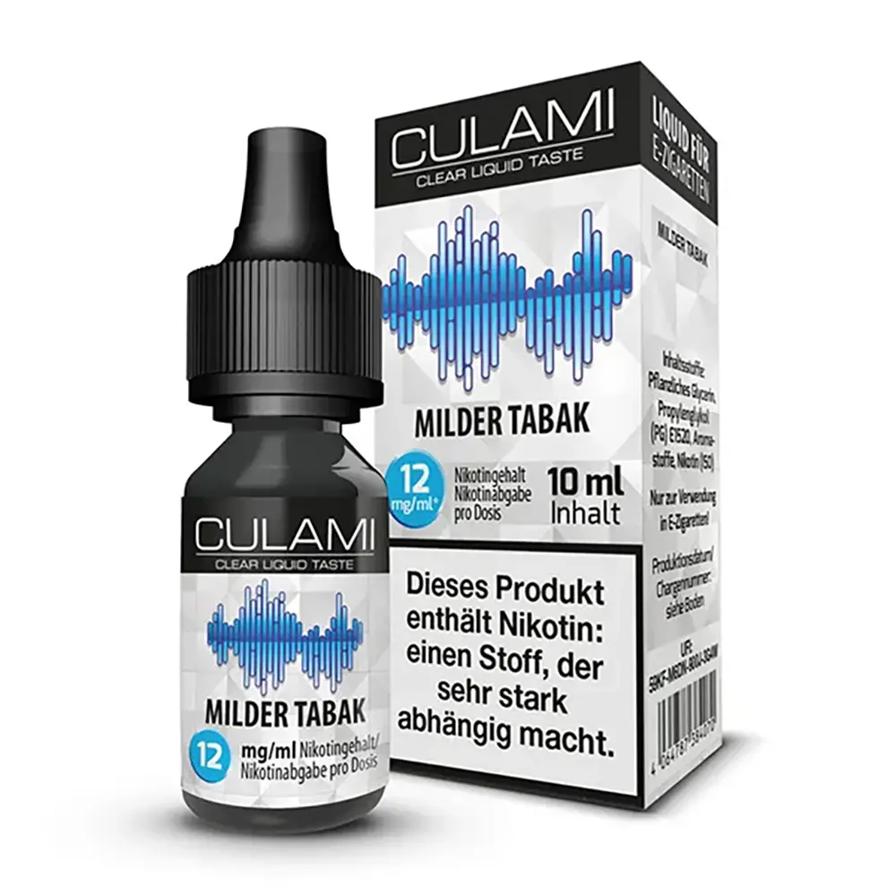 Culami Liquid - Milder Tabak - 12mg