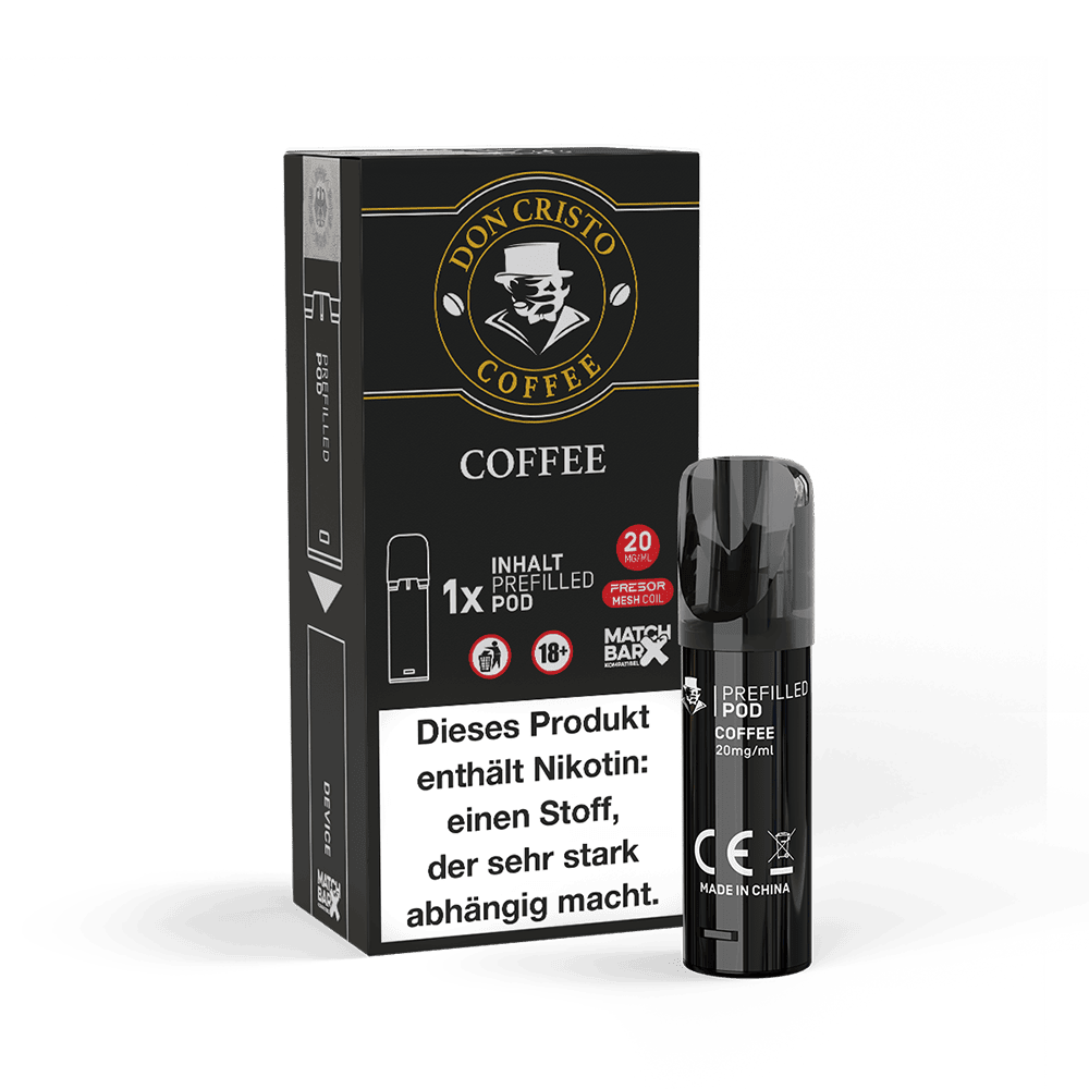 Don Cristo Einweg Pod - Coffee - 20mg 2ml 