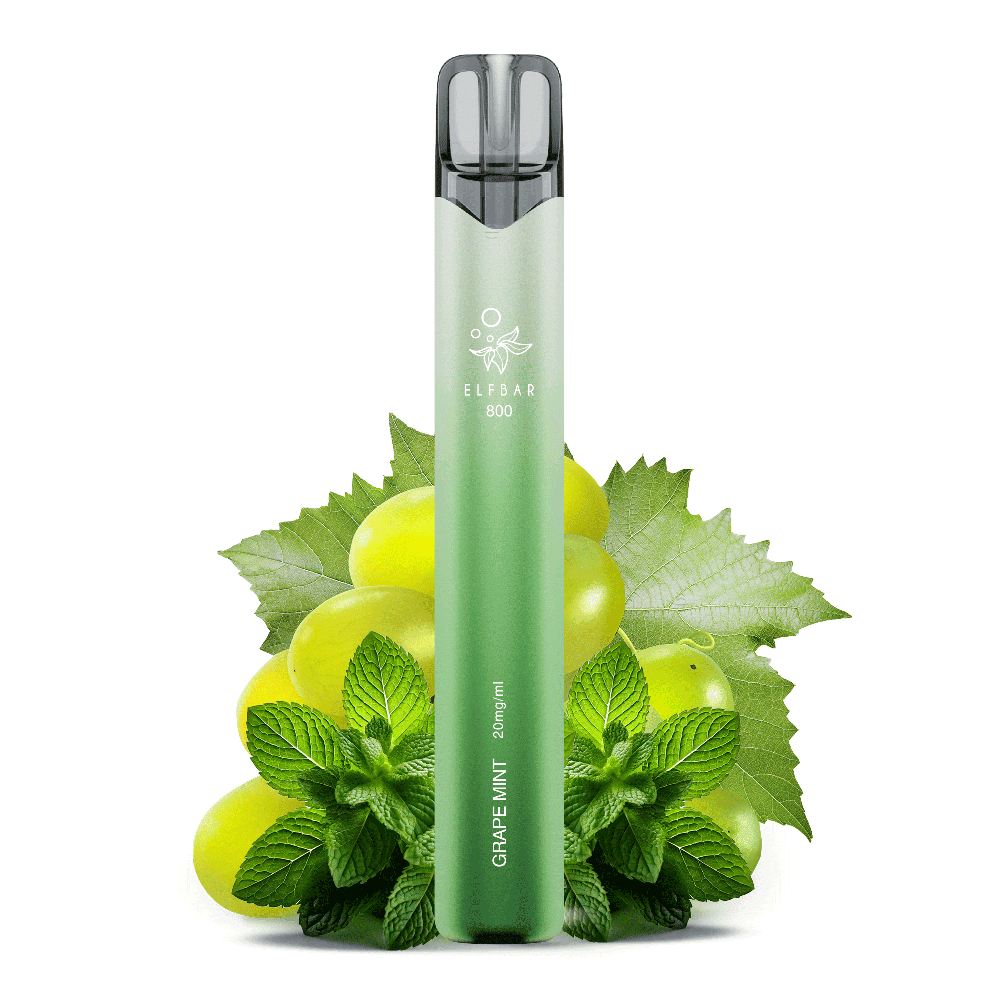 Elfbar 800 Einweg E-Zigarette - Grape Mint - 20mg  C