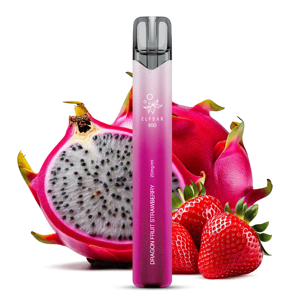 Elfbar 800 Einweg E-Zigarette - Dragon Fruit Strawberry - 20mg  C