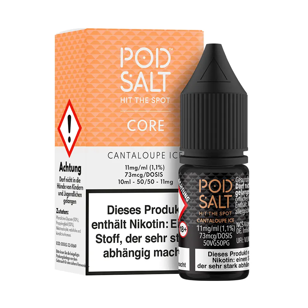 Pod Salt Core Nikotinsalz - Cantaloupe Ice - Liquid 11mg 10ml 