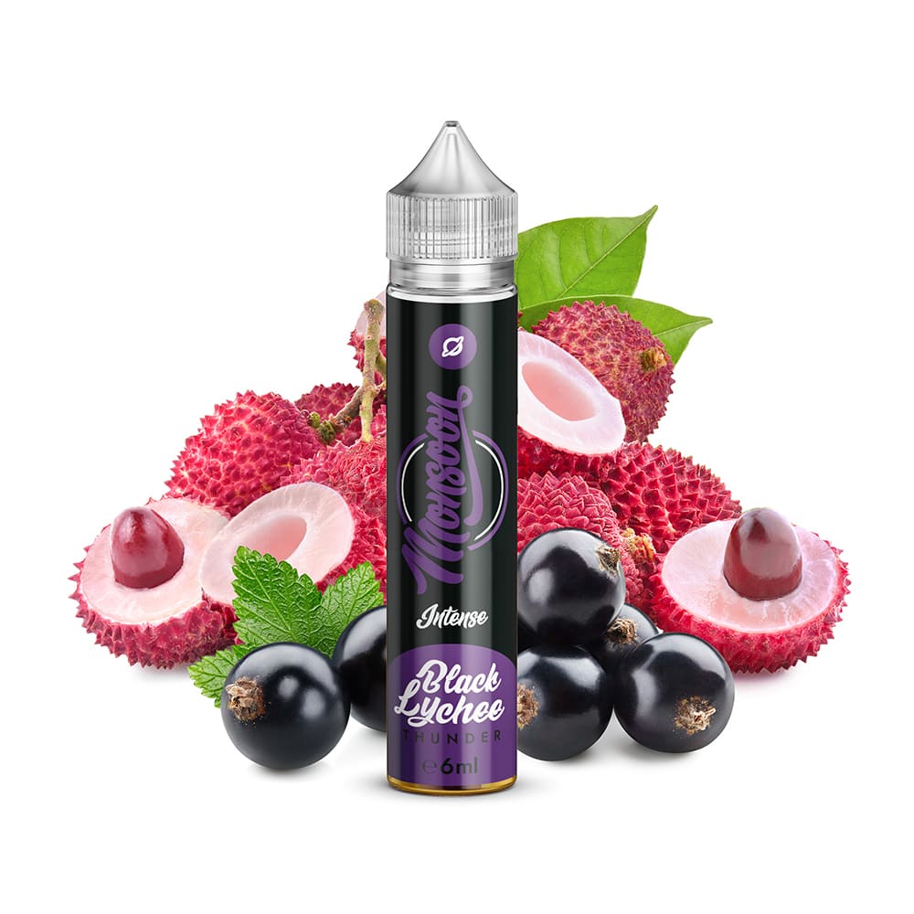 Monsoon Longfill - Black Lychee Thunder - 6ml Aroma in 75ml Flasche Monsoon Longfill - Black Lychee Thunder - 6ml Aroma in 75ml Flasche