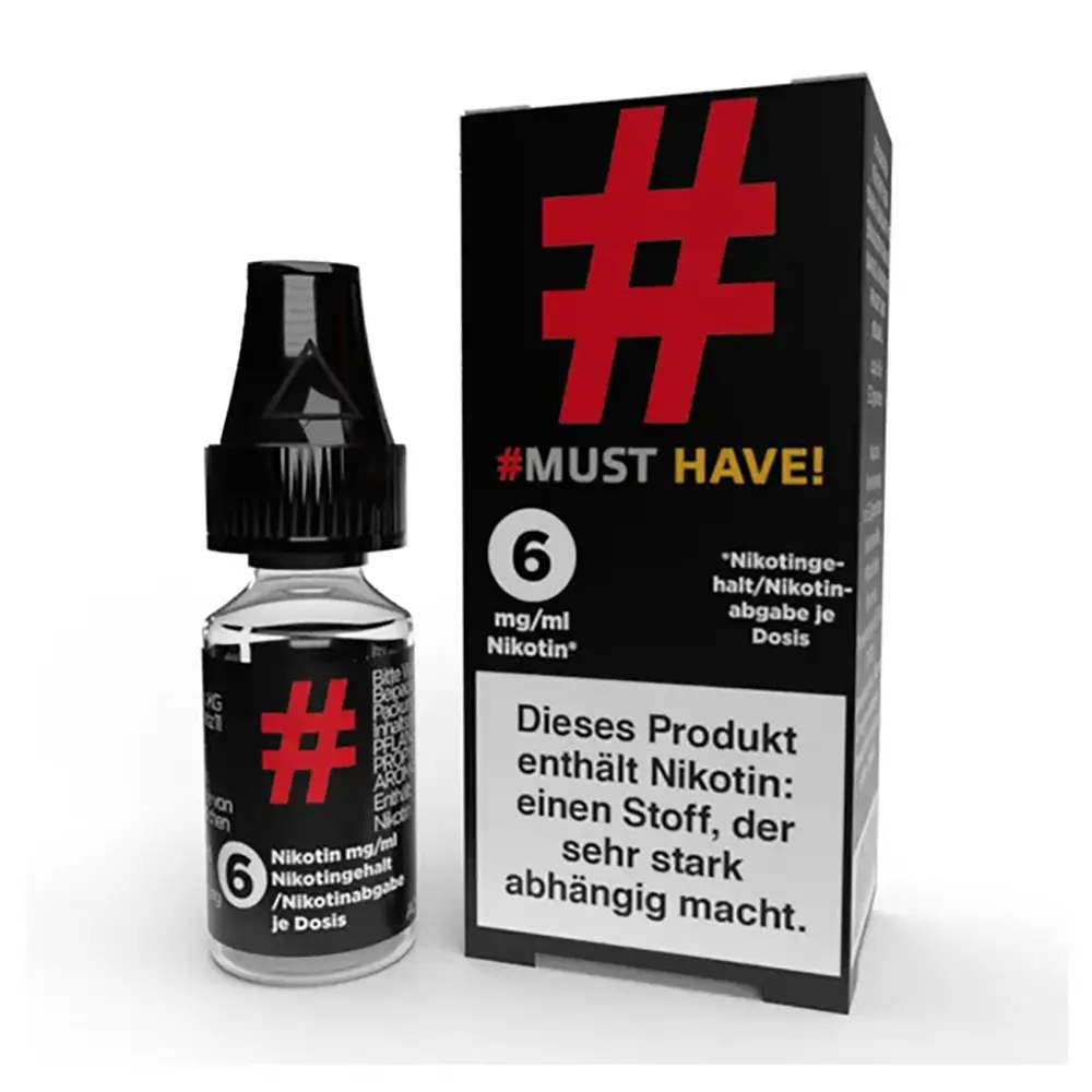 MUST HAVE Liquid - # HASHTAG - 6mg MUST HAVE Liquid - # HASHTAG - 6mg