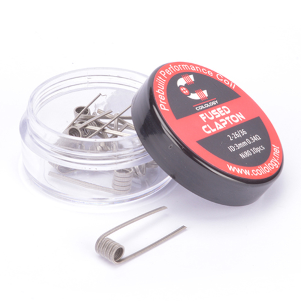 Coilology Fused Clapton 0,34Ohm Nichrome (10Stk./VE) Coilology Fused Clapton 0,34Ohm Nichrome (10Stk./VE)