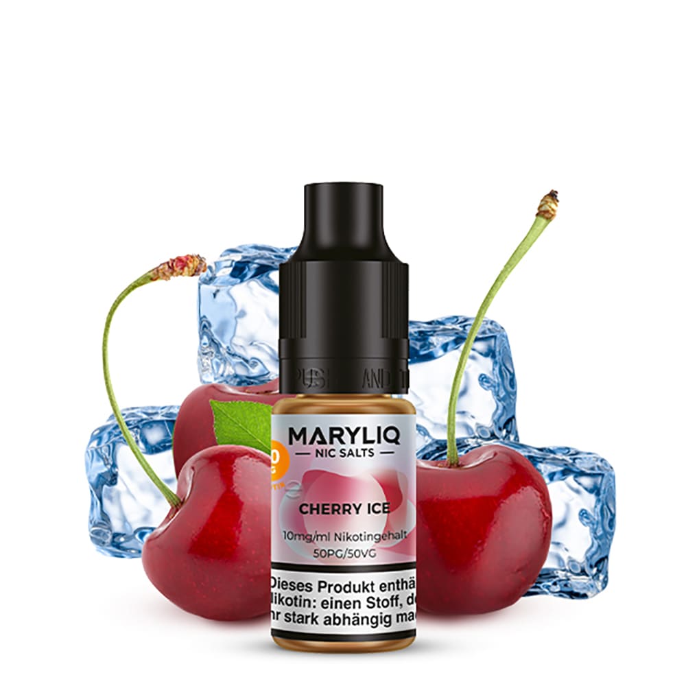 Maryliq Nikotinsalz - Cherry Ice - 10mg 10ml  Maryliq Nikotinsalz - Cherry Ice - 10mg 10ml