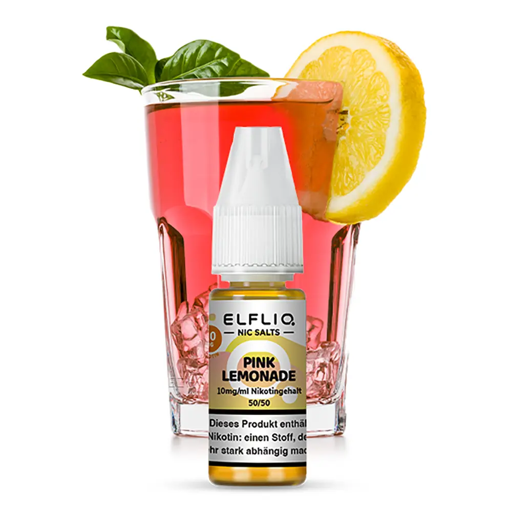 Elfliq by Elfbar Nikotinsalz - Pink Lemonade - Liquid 10mg 10ml - Elfliq by Elfbar Nikotinsalz - Pink Lemonade - Liquid 10mg 10ml -