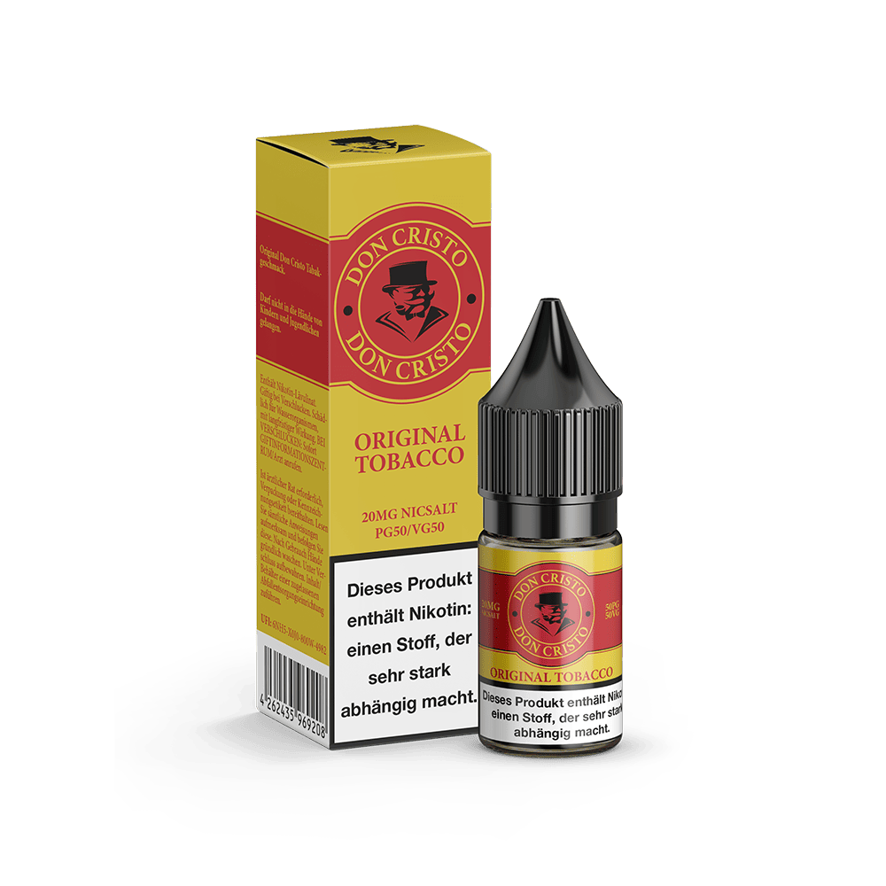 Don Cristo Nikotinsalz - Original - 10ml Liquid 20mg 