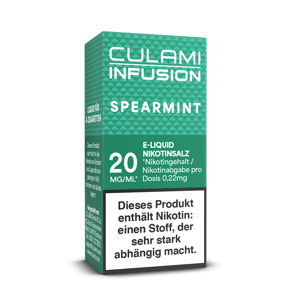 Culami Infusion Nikotinsalz - Spearmint - Liquid 20mg 10ml 