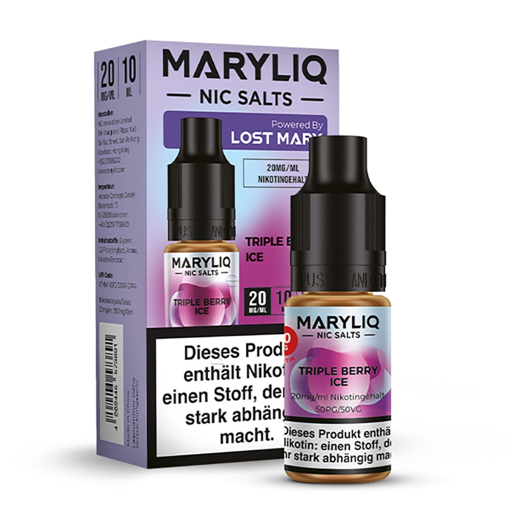 Maryliq Nikotinsalz - Triple Berry Ice - 20mg 10ml 