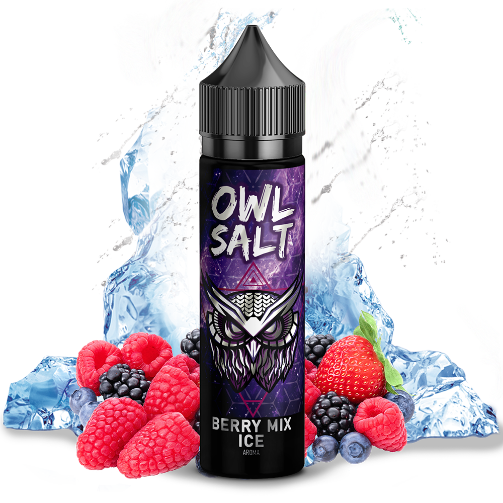 OWL Salt Aroma Longfill - Berry Mix Ice - 10ml in 60ml Flasche C OWL Salt Aroma Longfill - Berry Mix Ice - 10ml in 60ml Flasche C