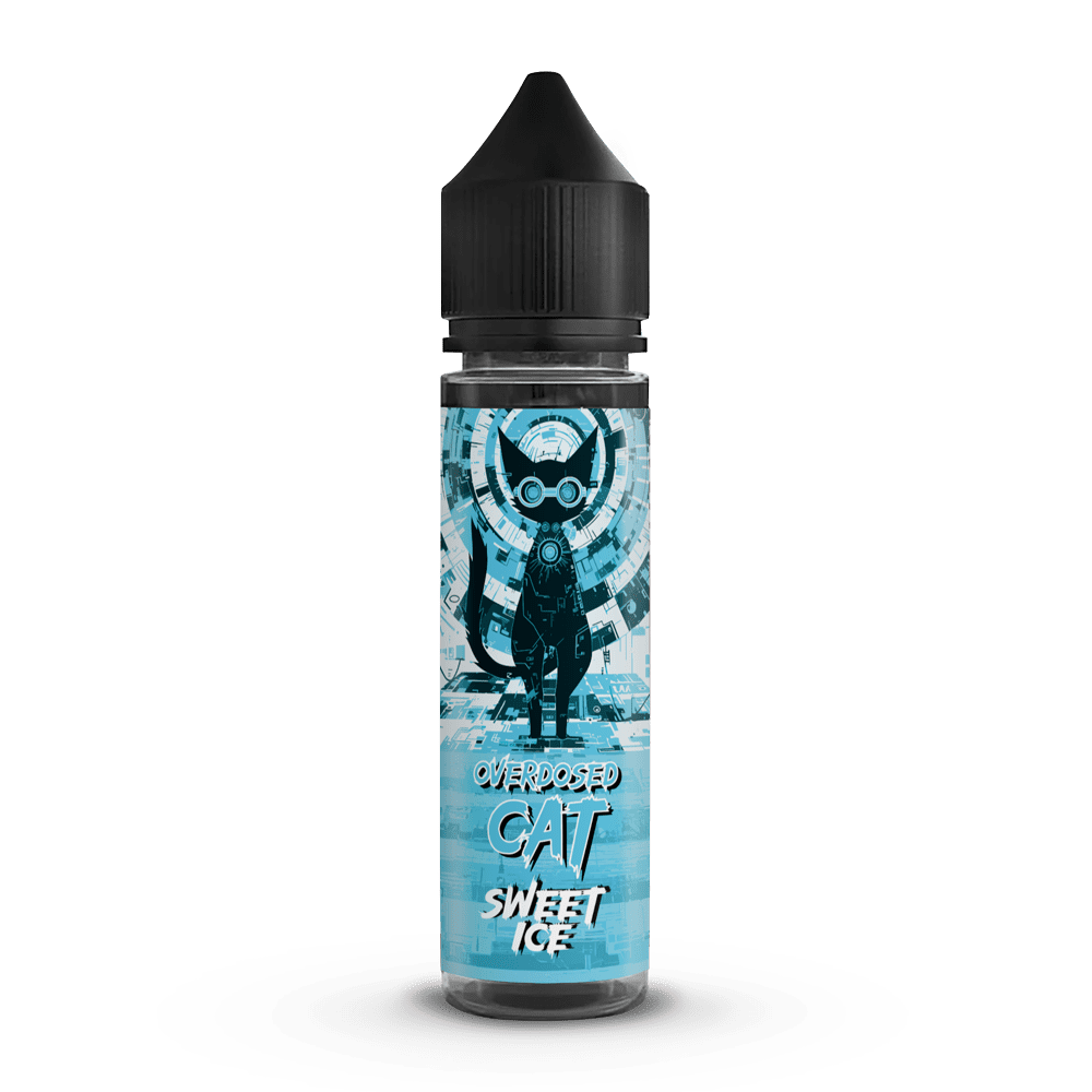 Overdosed Cat Aroma Longfill - Sweet Ice - 10ml in 60ml Flasche STUERWARE