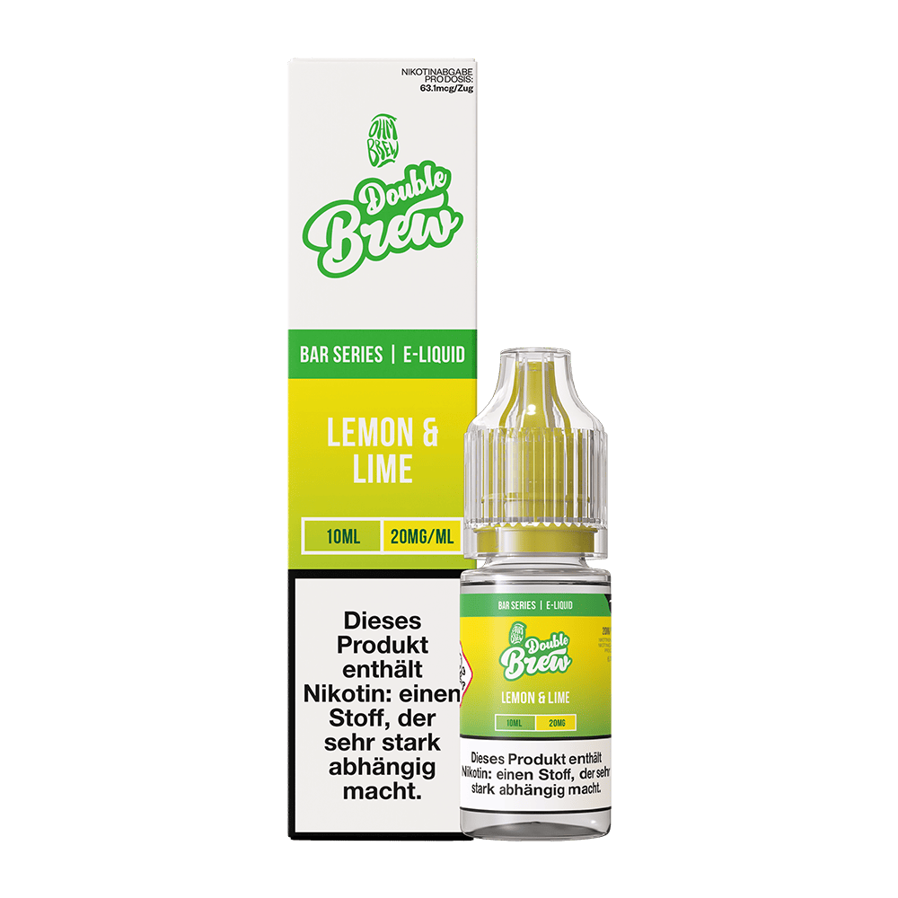 Double Brew Nikotinsalz - Lemon & Lime - 10ml Liquid 20mg C Double Brew Nikotinsalz - Lemon & Lime - 10ml Liquid 20mg C