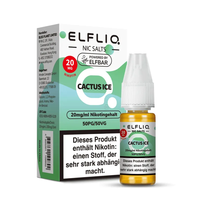Elfliq - Cactus Ice 10ml Nikotinsalz Liquid